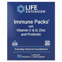 Life Extension イミューンパック ビタミンC & D 亜鉛 プロバイオティクス 配合 【 iHerb アイハーブ 公式 】 ライフエクステンション...