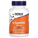 NOW Foods L-リジン 【 iHerb アイハーブ 公式 】 ナウフーズ リジン リシン アミノ酸 サプリメント サプリ ベジカプセル 500mg 10...