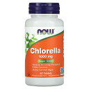 NOW Foods クロレラ 【 iHerb アイハーブ 公式 】 ナウフーズ ハーブ スーパーグリーン クロロフィル βカロテン ベータカロテン 細胞壁破砕 ...