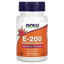 【POINT20倍★5/30 0:00~6/1 23:59】NOW Foods ビタミンE-200 混合トコフェロール 配合 【 iHerb アイハーブ 公式 】 ナウフーズ ビタミンE ビタミン E-200 E ビタミン類 ビタミンサプリ サプリメント サプリ ソフトジェル 134mg 200IU 100粒