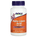 【POINT20倍★5/30 0:00〜6/1 23:59】NOW Foods アルファリポ酸 【 iHerb アイハーブ 公式 】 ナウフーズ α-リポ酸 A...