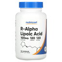 【POINT20倍★7/15 0:00~23:59限定】Nutricost R-アルファリポ酸 【 iHerb アイハーブ 公式 】 ニュートリコスト α-リポ酸 アルファリポ酸 サプリメント サプリ カプセル 100mg 120粒