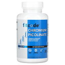FITCODE ピコリン酸クロム 【 iHerb アイハーブ 公式 】 フィットコード ピコリン酸 クロム クロミウム ミネラル サプリメント サプリ ベジカプ...