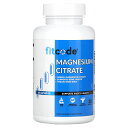 FITCODE クエン酸マグネシウム 【 iHerb アイハーブ 公式 】 フィットコード クエン酸 マグネシウム ミネラル ミネラルサプリ サプリメント サプ...