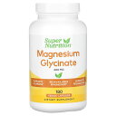 Super Nutrition グリシン酸マグネシウム 【 iHerb アイハーブ 公式 】 スーパーニュートリション グリシン酸 マグネシウム ミネラル サプ...