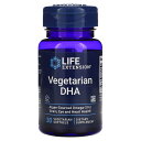 Life Extension ベジタリアン DHA 【 iHerb アイハーブ 公式 】 ライフエクステンション 植物性 オメガ3 オメガ3脂肪酸 ドコサヘキサ...