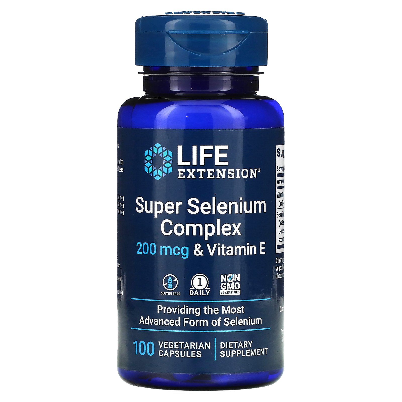 【POINT20倍★6/20 0:00〜6/27 9:59】Life Extension スーパー セレニウム コンプレックス & ビタミンE 【 iHerb アイハーブ 公式 】 ライフエクステンション セレン ミネラル ビタミン E サプリメント サプリ ベジカプセル 200mcg 100粒