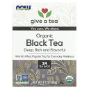 NOW Foods ブラックティー オーガニック 【 iHerb アイハーブ 公式 】 ナウフーズ 有機 紅茶 紅茶葉 ティー カテキン ポリフェノール ティー...