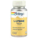 Solaray L-リジン 【 iHerb アイハーブ 公式 】 ソラレー リジン リシン L-リシン アミノ酸 必須アミノ酸 ビタミンC ビタミンB6 亜鉛 ...