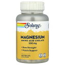 【POINT20倍★6/30 0:00~7/1 23:59】Solaray マグネシウム 【 iHerb アイハーブ 公式 】 ソラレー キレート アミノ酸キレート ミネラル サプリメント サプリ ベジカプセル 200mg 100粒