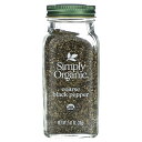 【POINT20倍★5/30 0:00〜6/1 23:59】Simply Organic ブラックペッパー 粗挽き オーガニック 【 iHerb アイハーブ 公...