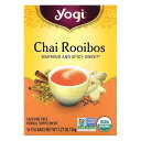 Yogi Tea チャイ ルイボス オーガニック 【 iHerb アイハーブ 公式 】 ヨギティー 有機 ハーブティー カルダモン シナモン ジンジャー ショウ...