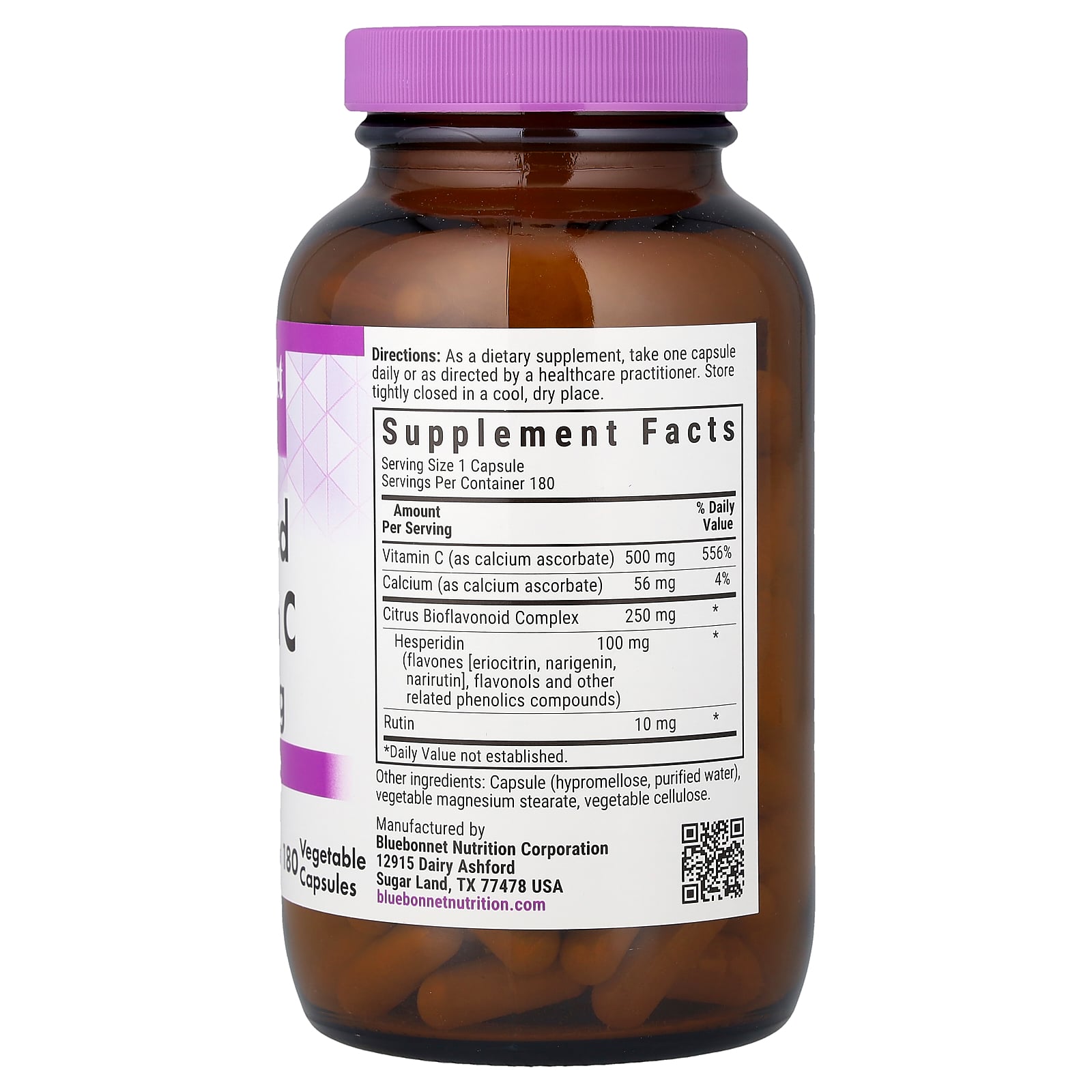 【15%OFFクーポン★8/24 20:00~8/27 09:59】Bluebonnet Nutrition 緩衝型 ビタミンC 【 iHerb アイハーブ 公式 】 ブルーボネット ニュートリション ビタミン C アスコルビン酸 カルシウム ルチン ビタミンサプリ サプリ ベジカプセル 500mg 180粒 iherb-official-10012005 iHerb サンプル画像2