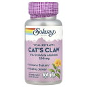 Solaray キャッツクローエキス 【 iHerb アイハーブ 公式 】 ソラレー キャッツクロー エキス ウンカリアトメントサ ウニャデガト キャッツクロウ...
