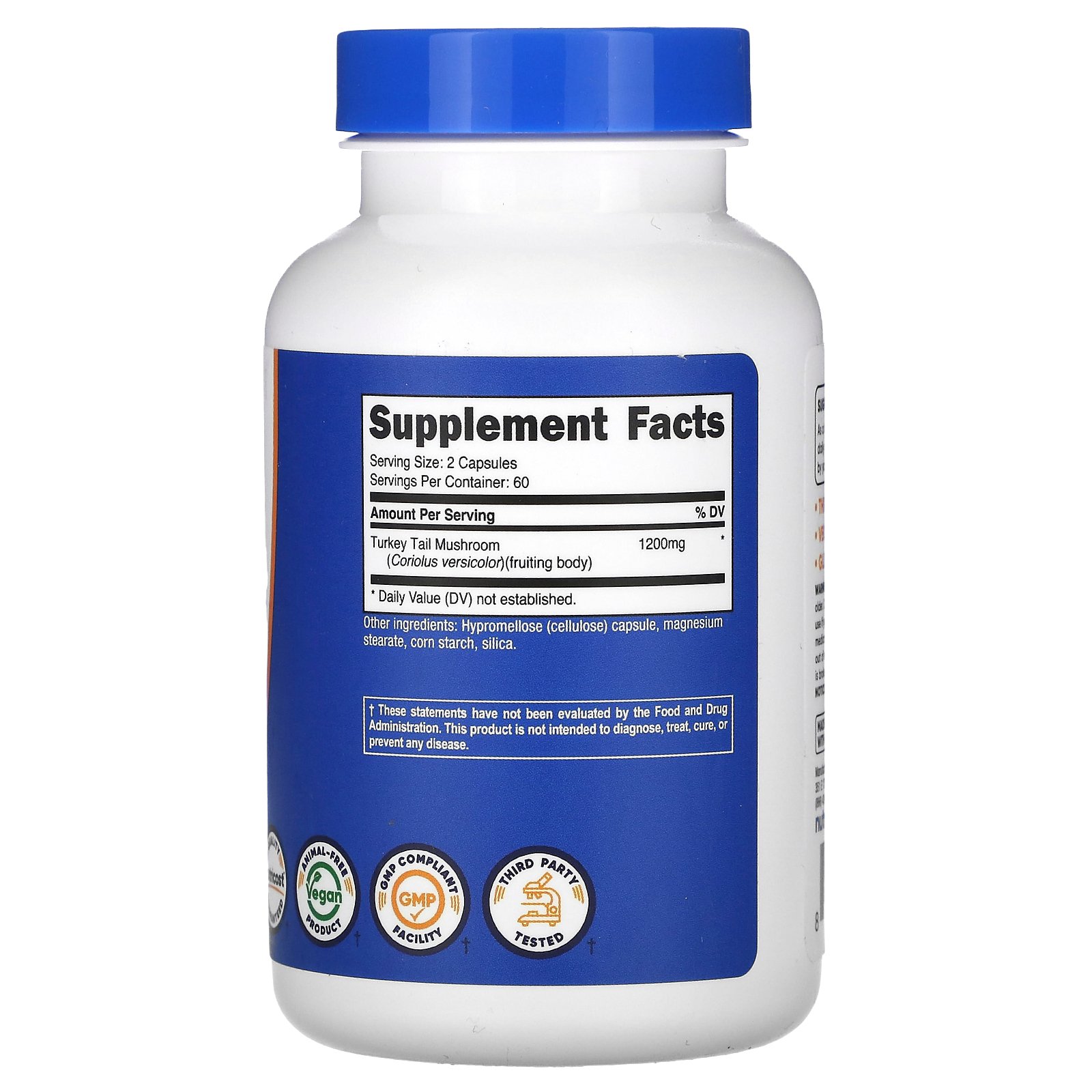 Nutricost カワラタケ 【 iHerb アイハーブ 公式 】 ニュートリコスト ターキーテ...