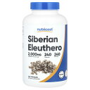 Nutricost シベリア エゾウコギ 【 iHerb アイハーブ 公式 】 ニュートリコスト エレウテロ 根 濃縮 エキス サプリメント サプリ カプセル ...
