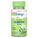 Solaray ヤロウ 【 iHerb アイハーブ 公式 】 ソラレー ヤロー ハーブ トゥルーハーブ サプリメント サプリ ベジカプセル 320mg 100粒