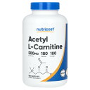 Nutricost アセチルL-カルニチン 【 iHerb アイハーブ 公式 】 ニュートリコスト L-カルニチン カルニチン アミノ酸 サプリメント サプリ ...