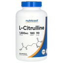Nutricost L-シトルリン 【 iHerb アイハーブ 公式 】 ニュートリコスト シトルリン アミノ酸 サプリメント サプリ カプセル 1,500mg...