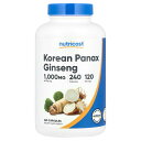 Nutricost 紅参 【 iHerb アイハーブ 公式 】 ニュートリコスト 高麗人参 朝鮮人参 高麗 韓国 紅蔘 ジンセン オタネニンジン サプリメント ...