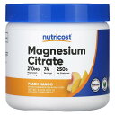 Nutricost クエン酸マグネシウム 【 iHerb アイハーブ 公式 】 ニュートリコスト クエン酸 マグネシウム ミネラル サプリメント サプリ パウダ...