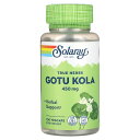 Solaray ゴツコラ 【 iHerb アイハーブ 公式 】 ソラレー ツボクサ ハーブ トゥルーハーブ サプリメント サプリ ベジカプセル 450mg 10...