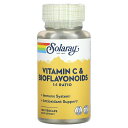 Solaray ビタミンC & バイオフラボノイド 【 iHerb アイハーブ 公式 】 ソラレー ビタミン C アスコルビン酸 1:1 比率 ローズヒップ ア...
