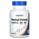 Nutricost メチル葉酸 【 iHerb アイハーブ 公式 】 ニュートリコスト メチル 葉酸 ビタミン類 ビタミンB群 ビタミンB メチルフォレート サ...