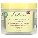 【POINT20倍★10/4 20:00〜10/10 23:59】SheaMoisture フォーティファイング エッジジェル 【 iHerb アイハーブ 公式 】 シアモイスチャー ヘアジェル ヘアスタイリング剤 ジャマイカ産 黒ひまし油 シアバター ペパーミント アップルサイダービネガー 99g