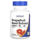 Nutricost グレープフルーツ種子 エキス 【 iHerb アイハーブ 公式 】 ニュートリコスト グレープフルーツ 種子 シード 濃縮エキス サプリメン...