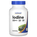 Nutricost ヨウ素 【 iHerb アイハーブ 公式 】 ニュートリコスト 昆布 由来 ミネラル サプリメント サプリ カプセル 325mcg 120粒