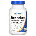 Nutricost ストロンチウム 【 iHerb アイハーブ 公式 】 ニュートリコスト クエン酸ストロンチウム サプリメント サプリ カプセル 750mg ...