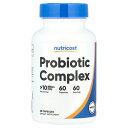 【POINT20倍★5/30 0:00〜6/1 23:59】Nutricost プロバイオティクス コンプレックス 【 iHerb アイハーブ 公式 】 ニュー...