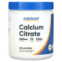 Nutricost クエン酸カルシウム 【 iHerb アイハーブ 公式 】 ニュートリコスト クエン酸 カルシウム ミネラル サプリメント サプリ パウダー ...