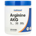 Nutricost アルギニン AKG 【 iHerb アイハーブ 公式 】 ニュートリコスト アルファケトグルタル酸 L-アルギニン α-ケトグルタル酸 アミ...