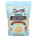 【POINT20倍★5/30 0:00〜6/1 23:59】Bob's Red Mill スティールカット オーツ オーガニック 【 iHerb アイハーブ 公...