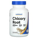 Nutricost チコリ根 【 iHerb アイハーブ 公式 】 ニュートリコスト チコリ 根 ルート エキス ハーブ サプリメント サプリ カプセル 650...