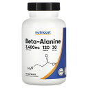 Nutricost ベータアラニン 【 iHerb アイハーブ 公式 】 ニュートリコスト βアラニン アミノ酸 サプリメント サプリ カプセル 3,400mg...