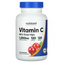 Nutricost ビタミンC ローズヒップ 配合 【 iHerb アイハーブ 公式 】 ニュートリコスト ビタミン C ビタミン類 ビタミンサプリ アスコルビ...