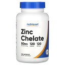 Nutricost 亜鉛キレート 【 iHerb アイハーブ 公式 】 ニュートリコスト 亜鉛 キレート ジンク ミネラル サプリメント サプリ カプセル 50...