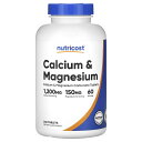 Nutricost カルシウム & マグネシウム 【 iHerb アイハーブ 公式 】 ニュートリコスト ミネラル サプリメント サプリ タブレット 240粒