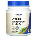Nutricost 小麦若葉 オーガニック 【 iHerb アイハーブ 公式 】 ニュートリコスト 有機 ウィートグラス 青汁 スーパーフード サプリメント サ...