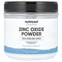 Nutricost 酸化亜鉛 パウダー 【 iHerb アイハーブ 公式 】 ニュートリコスト 亜鉛 ミネラル エッセンシャルズ 粉末 500g