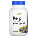 Nutricost ケルプ 【 iHerb アイハーブ 公式 】 ニュートリコスト 昆布 海藻 藻類 ヨウ素 ミネラル サプリメント サプリ カプセル 325m...