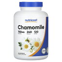 【POINT20倍★6/15 0:00〜23:59限定】Nutricost カモミール 【 iHerb アイハーブ 公式 】 ニュートリコスト カモマイル カミツレ ハーブ サプリメント サプリ カプセル 750mg 240粒(4)