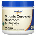 Nutricost 冬虫夏草 オーガニック 【 iHerb アイハーブ 公式 】 ニュートリコスト 有機 トウチュウカソウ フユムシナツクサタケ キノコ サプリ...