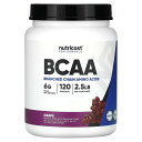 【POINT20倍★7/18 0:00~7/26 1:59】Nutricost BCAA 【 iHerb アイハーブ 公式 】 ニュートリコスト 分岐鎖アミノ酸 アミノ酸 必須アミノ酸 ロイシン イソロイシン バリン パフォーマンス サプリメント サプリ パウダー 粉末 グレープ味 1,164g