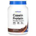 【POINT20倍★7/18 0:00~7/26 1:59】Nutricost カゼイン プロテイン 【 iHerb アイハーブ 公式 】 ニュートリコスト ミセラーカゼイン タンパク質 たんぱく質 パウダー 粉末 チョコレート味 907g