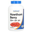 Nutricost ホーソーン ベリー 【 iHerb アイハーブ 公式 】 ニュートリコスト サンザシ サンザシベリー ハーブ サプリメント サプリ カプセル...