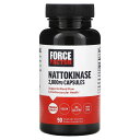 【POINT20倍★7/18 0:00~7/26 1:59】Force Factor ナットウキナーゼ 【 iHerb アイハーブ 公式 】 フォースファクター ナットウ 納豆 キナーゼ 発酵大豆 サプリメント サプリ ベジカプセル 2,000FU 90粒